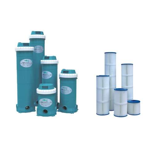 聚酯纤维纸芯缸-爱克AF系列纸芯过滤器-桑拿池水处理设备