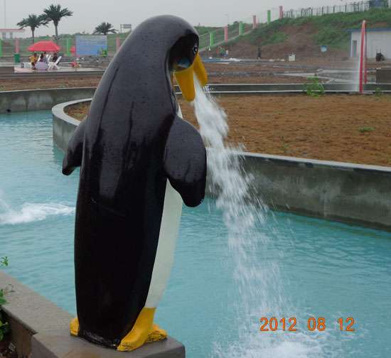 企鹅冲击浴-水疗SPA配套设备-桑拿泡池冲浪浴