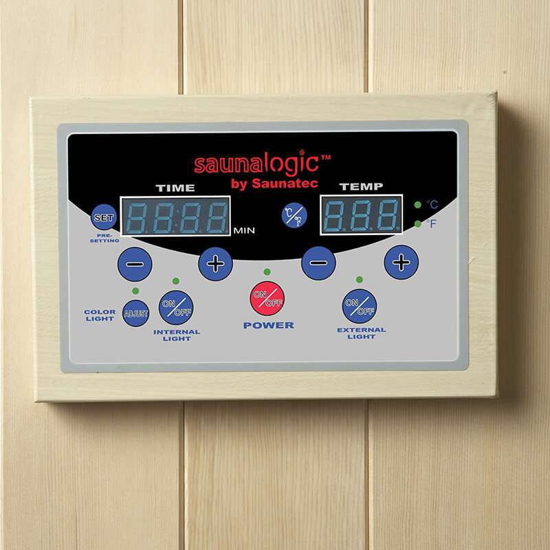 芬乐桑拿炉外控制器-桑拿干蒸设备-saunalogic数字控制盒