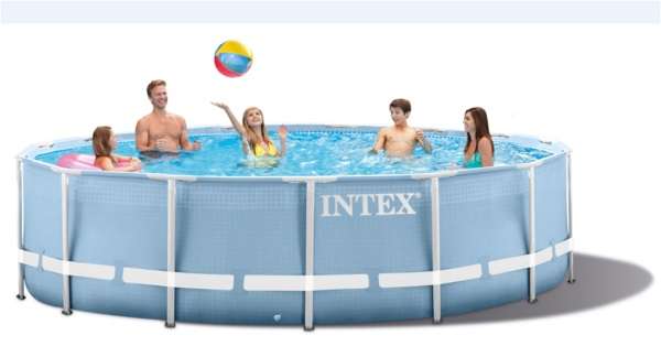 INTEX10' 圆形支架水池-游泳池水处理设备-家庭支架游泳池