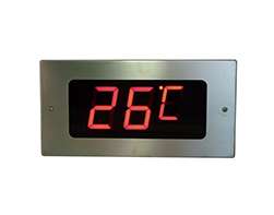 暗装藏墙式温度显示器8019A-温泉冲浪池温度显示器-桑拿温热水泡池温度表
