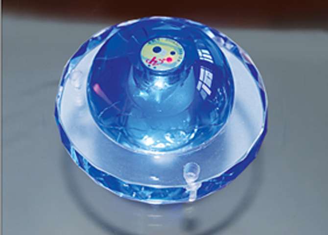 蓝半球水晶感应器-洗浴桑拿池水疗开关感应器