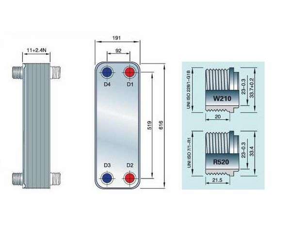 板式换热器-钎焊板式换热器-板式换热器厂家-板式换热器选型